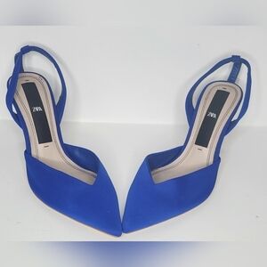Zara blue heels, size 38